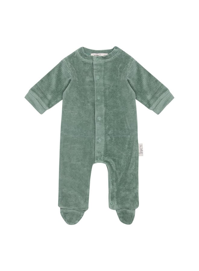 Boxanzug 50/56 Forest green velvet rib