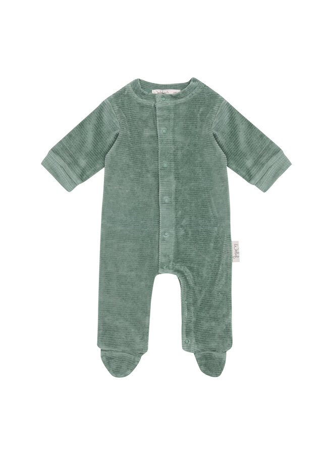 onesie 50/56 Forest Green velvet rib