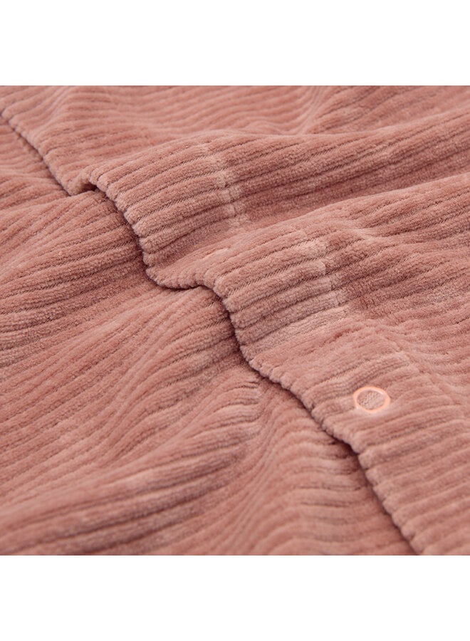 Onesie 62/68 pink velvet rib
