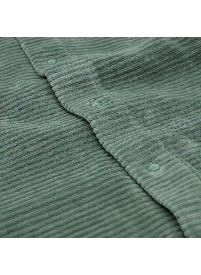Onesie 62/68 forest Green velvet rib