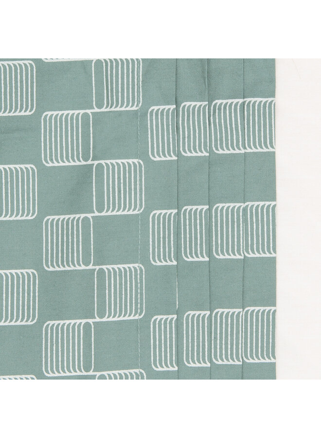 Tuck-inn sheet placket 40 x 80cm Sticky stripes