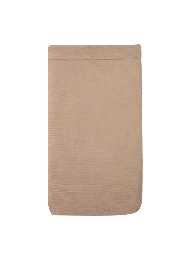 Tuck-Inn ledikant deken 60x120cm Urban taupe velvet rib