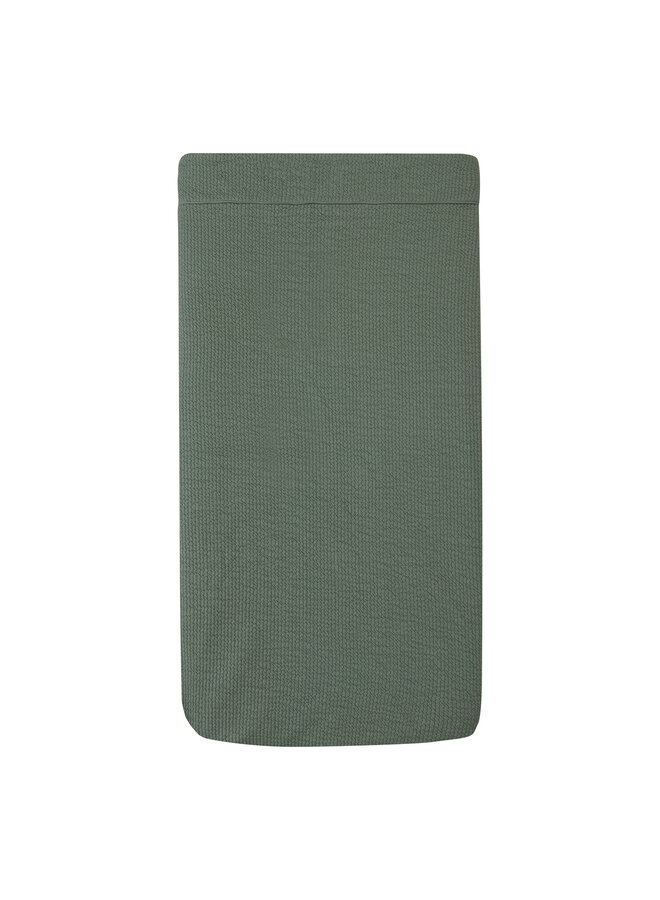 Tuck-inn blanket 60 x 120cm Forest Green waves