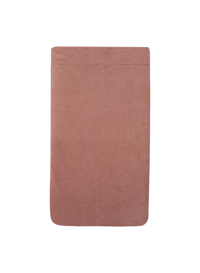 Tuck-inn blanket 60 x 120cm Dusty  Pink velvet rib