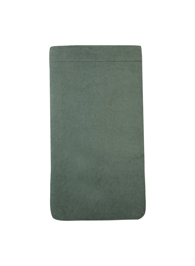 Tuck-inn blanket 40x80cm Forest Green velvet rib