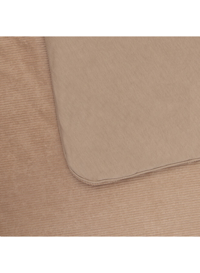 Tuck-inn blanket 40 x 80cm Urban taupe velvet rib