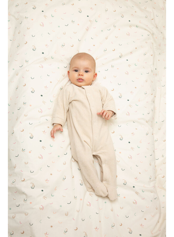 Onesie 62/68  Soft sand velvet rib