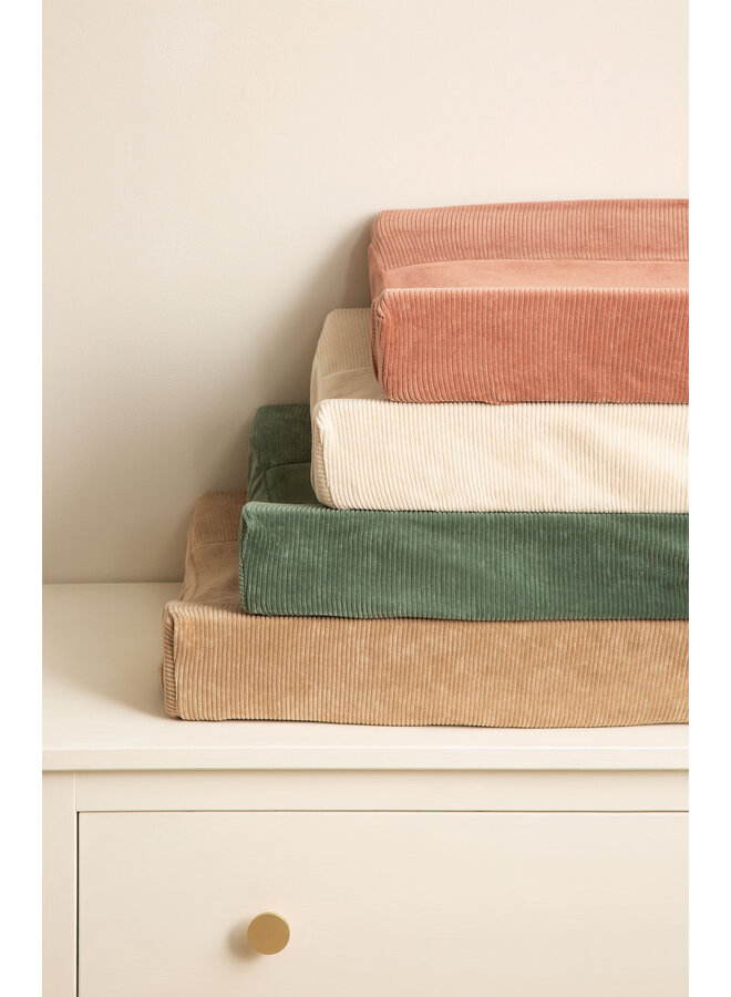 Aankleedkussenhoes 70x50cm Soft sand velvet rib