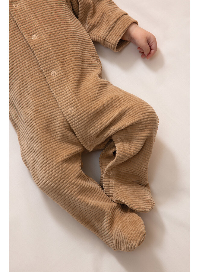 Boxanzug 62/68 Urban Taupe velvet rib
