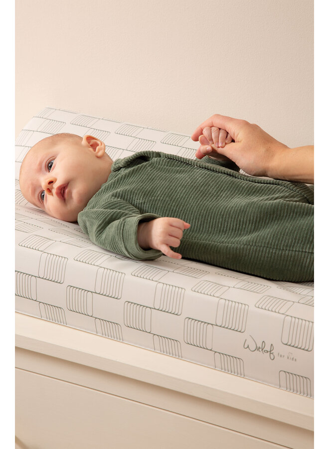 onesie 50/56 Forest Green velvet rib