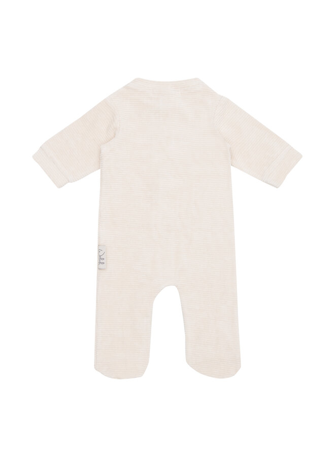 Onesie 50/56  Soft sand velvet rib