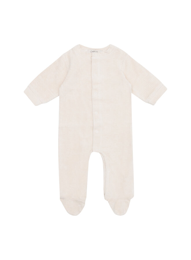 Onesie 50/56  Soft sand velvet rib