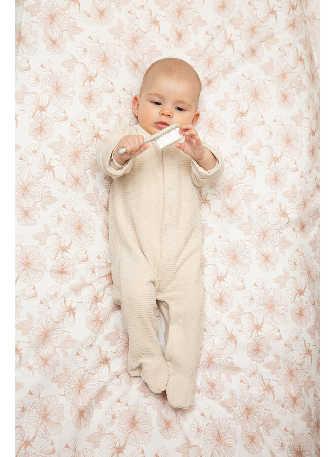 Onesie 50/56  Soft sand velvet rib