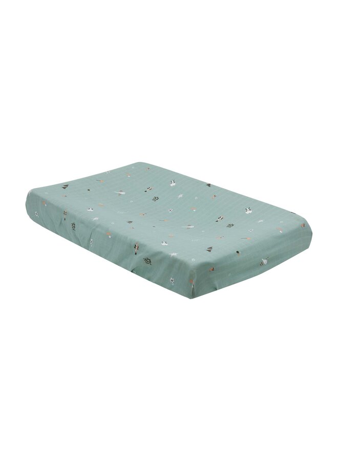 Changing pad cover muslin Ocean Vibes