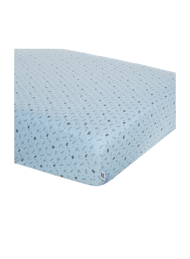 Fitted cot bed sheet 60x120 cm Hero