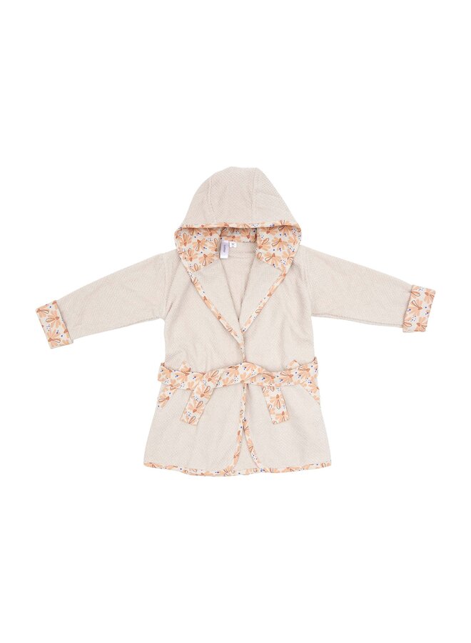 Bathrobe LUMA Flowerfever Nude