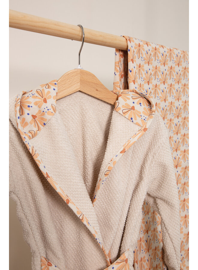 Bathrobe LUMA Flowerfever Nude