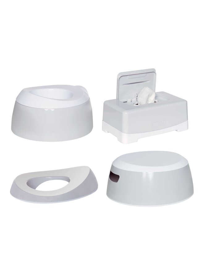 Toilet trainingsset Luma Light Grey