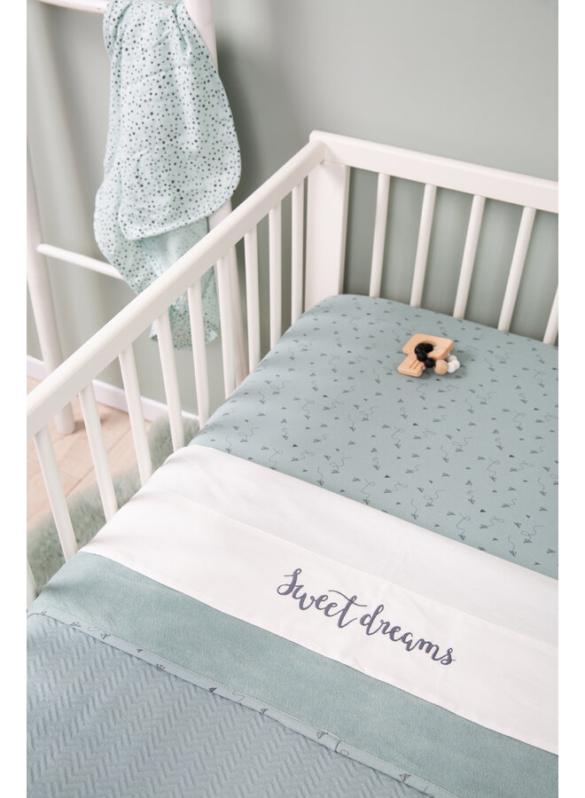 Fitted cot bed sheet 60x120 cm Paper Planes