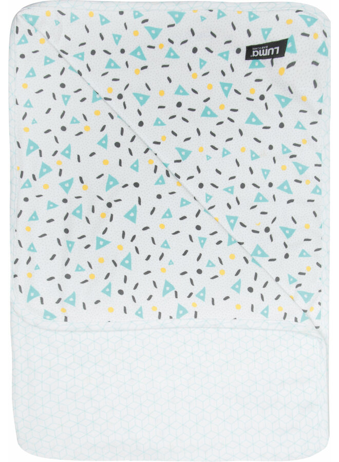 Baby multi towel LUMA Shapes Mint