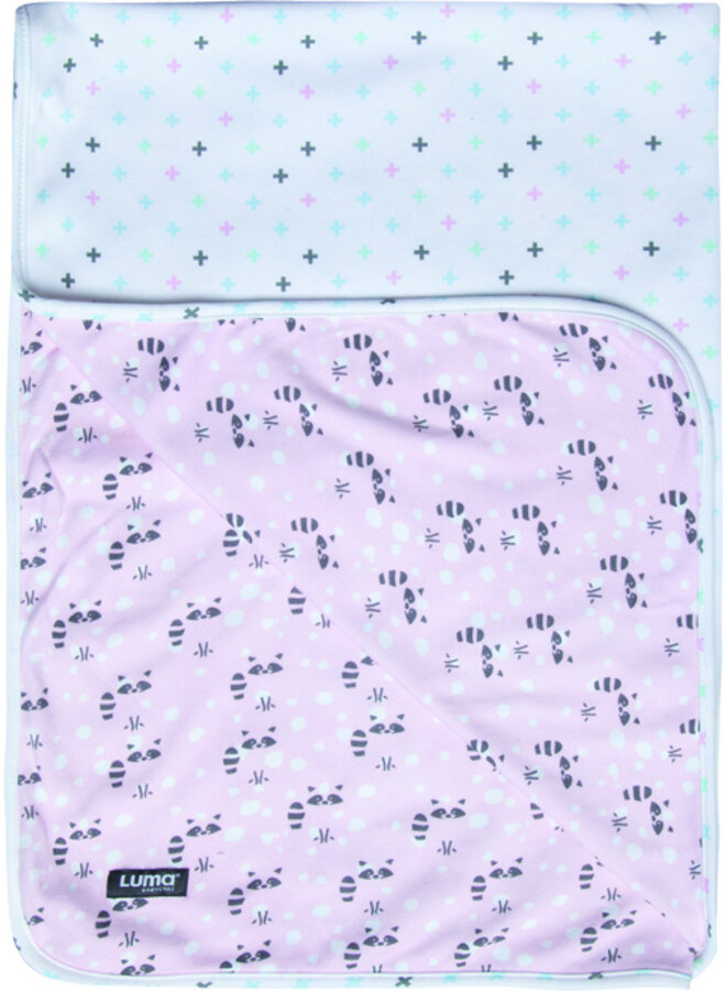 Baby multi towel LUMA Racoon Pink