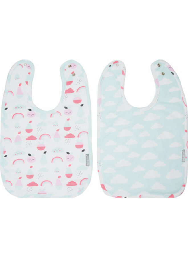 Bib 2 pcs. Blush Baby