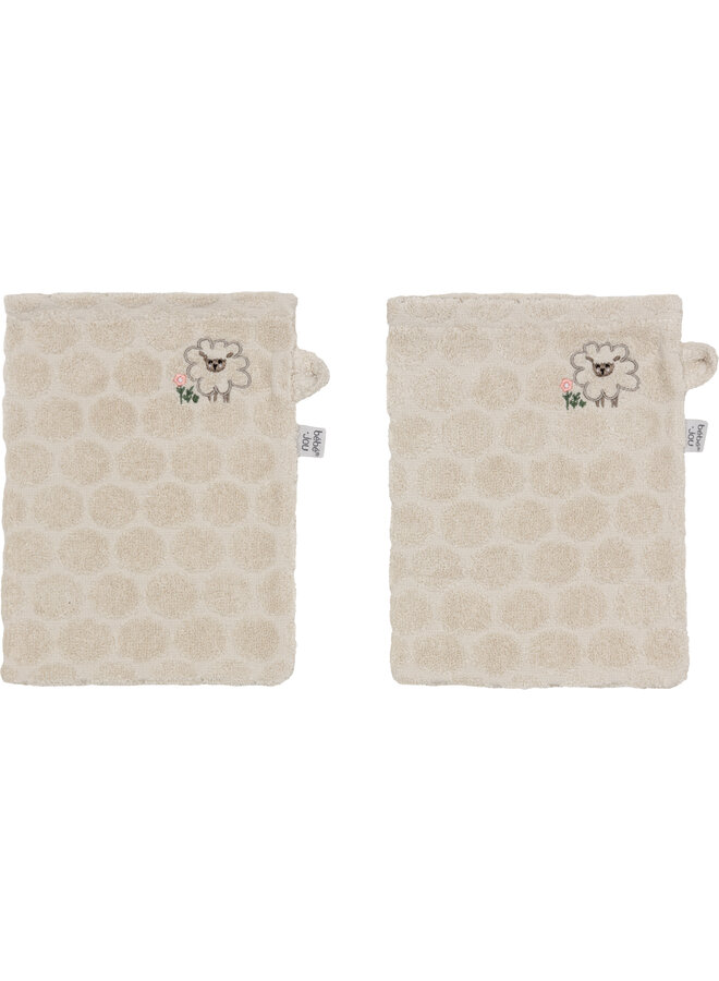 Wash mitt 2 pcs. Tiny Sheep