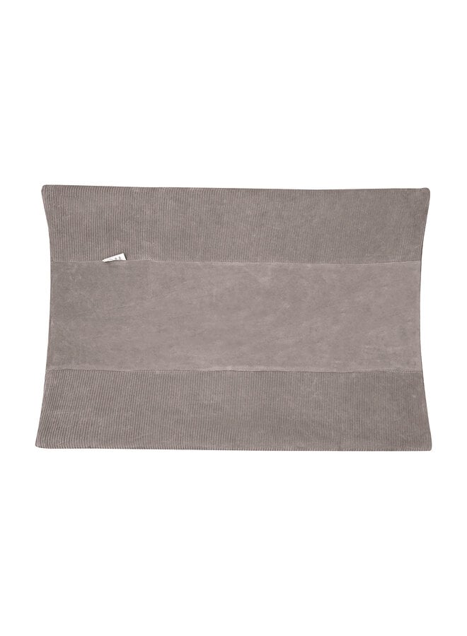 Changing pad cover Warm Grey velvet rib