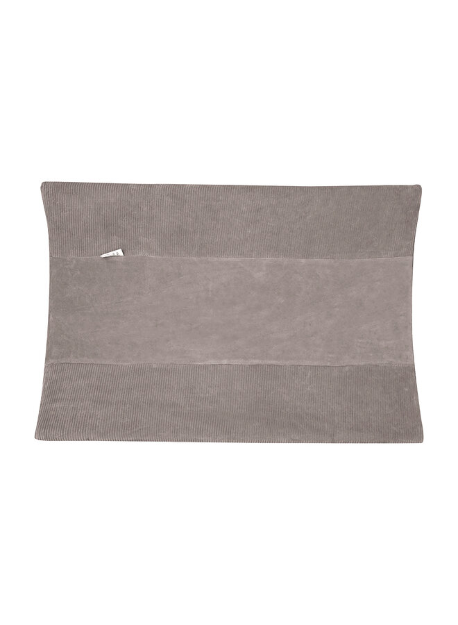 Wickelauflagenbezug Warm Grey velvet rib