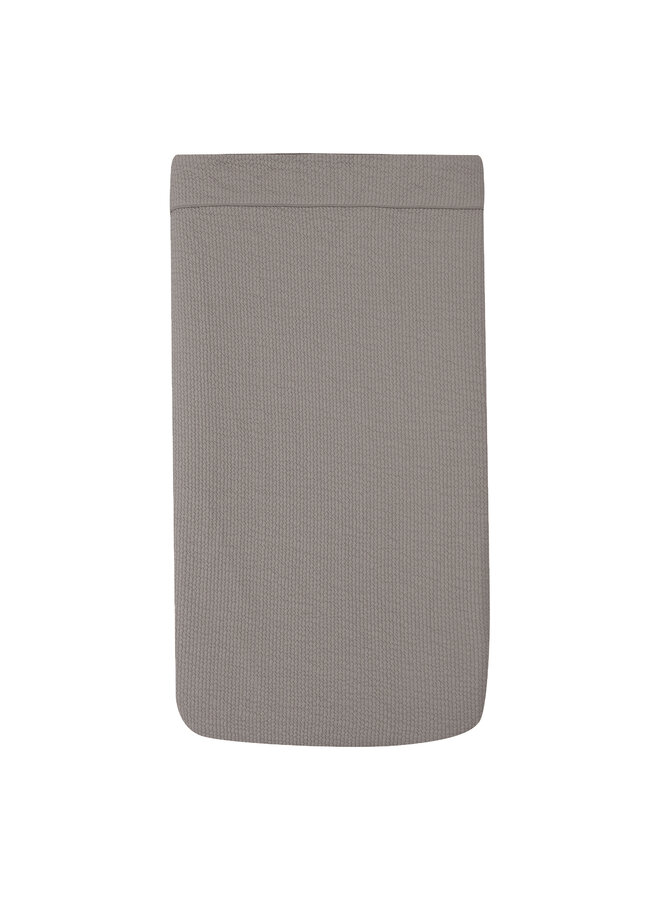 Tuck-Inn wiegdeken 40x80cm Warm Grey waves