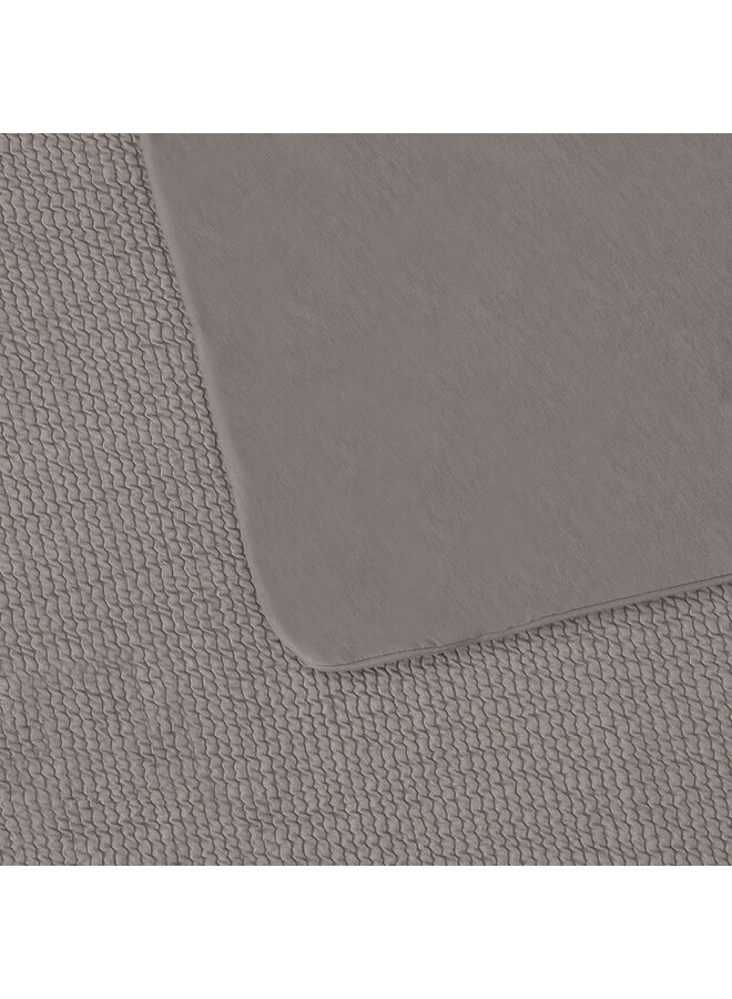 Tuck-Inn babybettdecke 60x120cm Warm Grey waves