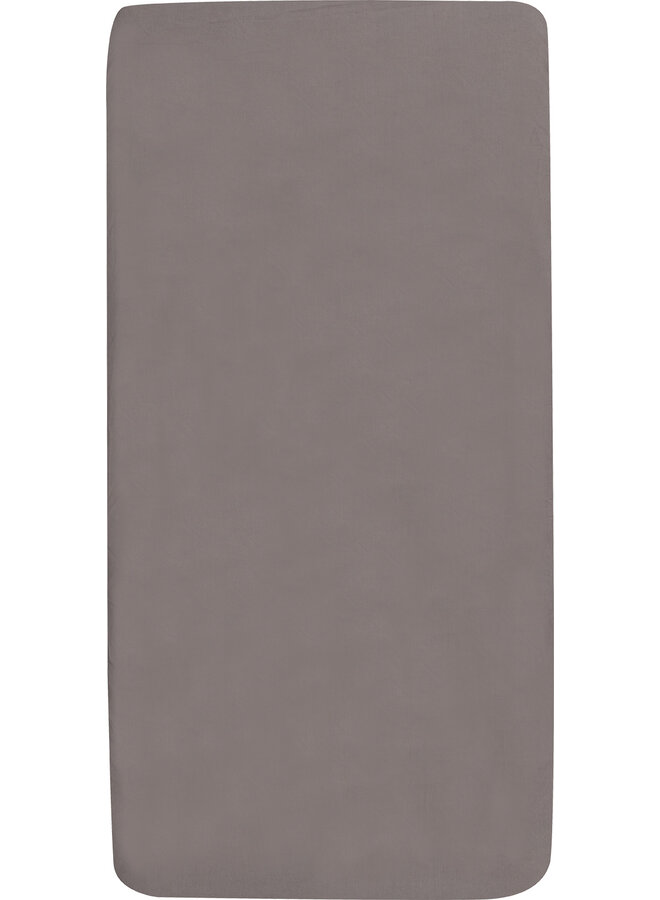 Fitted sheet 70x145cm Warm Grey