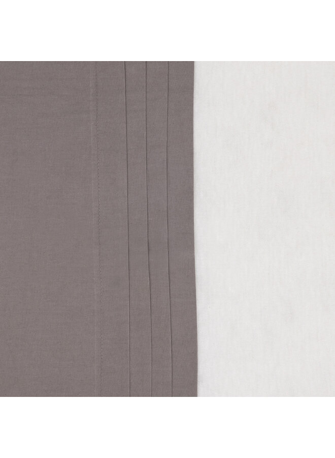 Tuck-Inn sheet placket 40 x 80cm Warm Grey