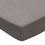Fitted sheet 40 x 80cm Warm Grey