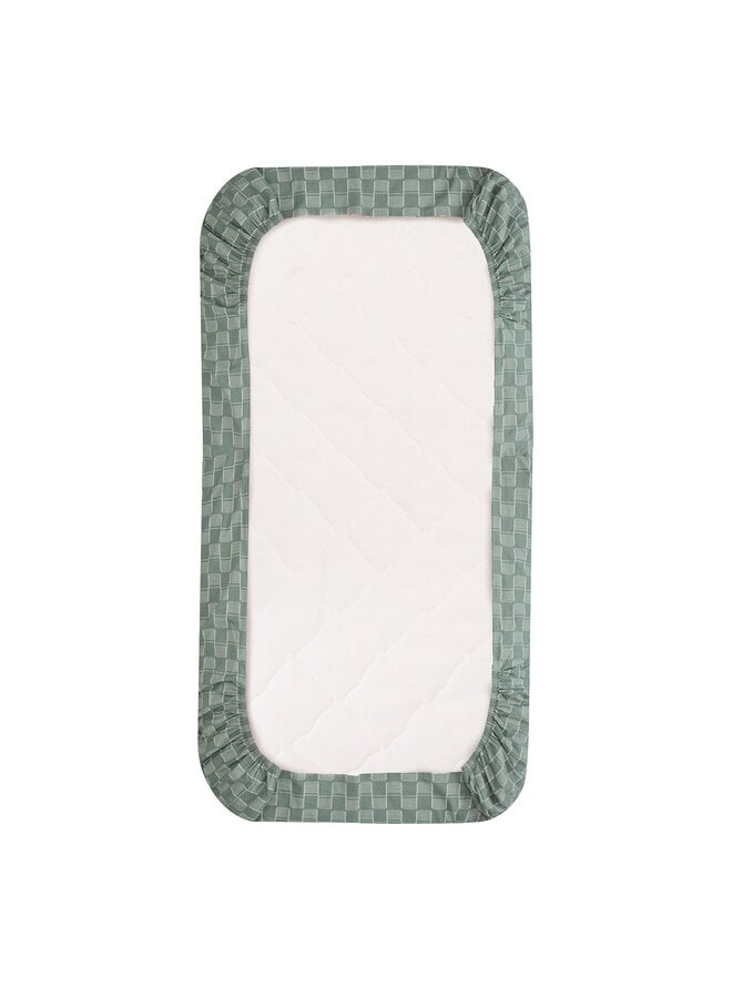 Wieghoeslaken 40 x 80cm Sticky Stripes Green
