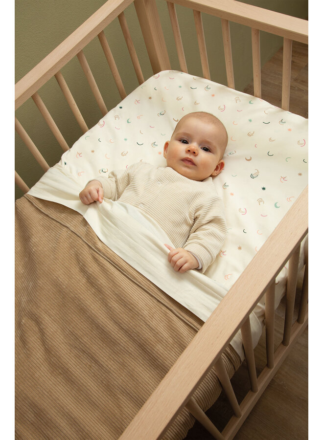 Tuck-Inn ledikantlaken plooien 60 x 120cm Offwhite