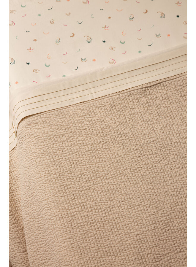 Tuck-Inn wieglaken plooien 40 x 80cm Offwhite