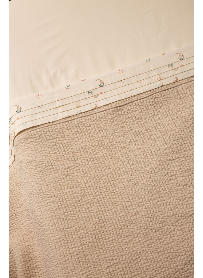 Fitted sheet 70 x 145cm Off white
