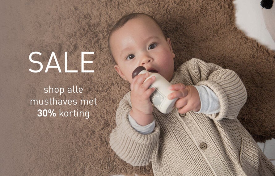 SALE - baby musthaves met 30% korting