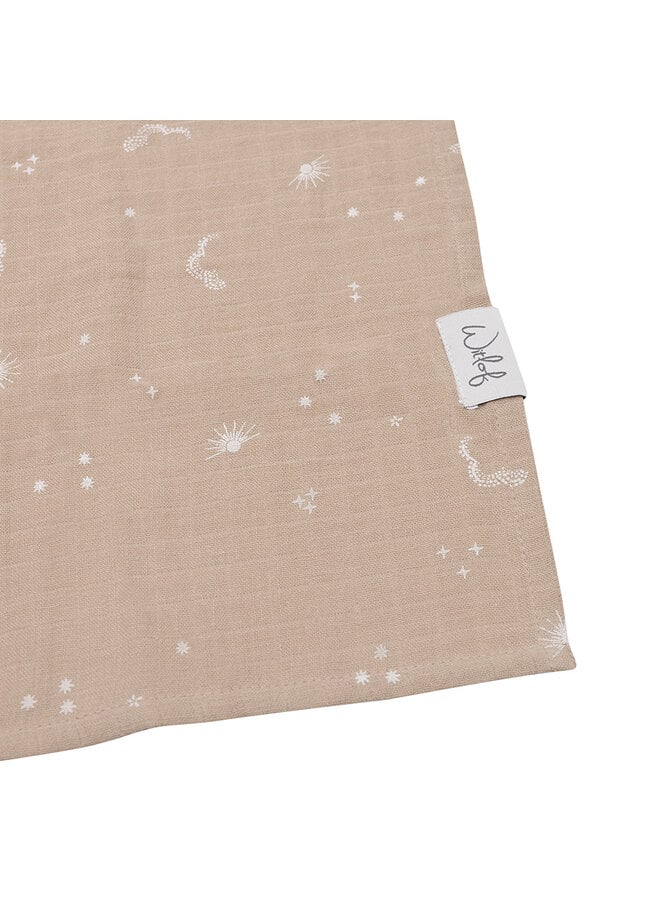 Witlof for Kids Muslin towel 65*65cm single pack Galaxy Dreams
