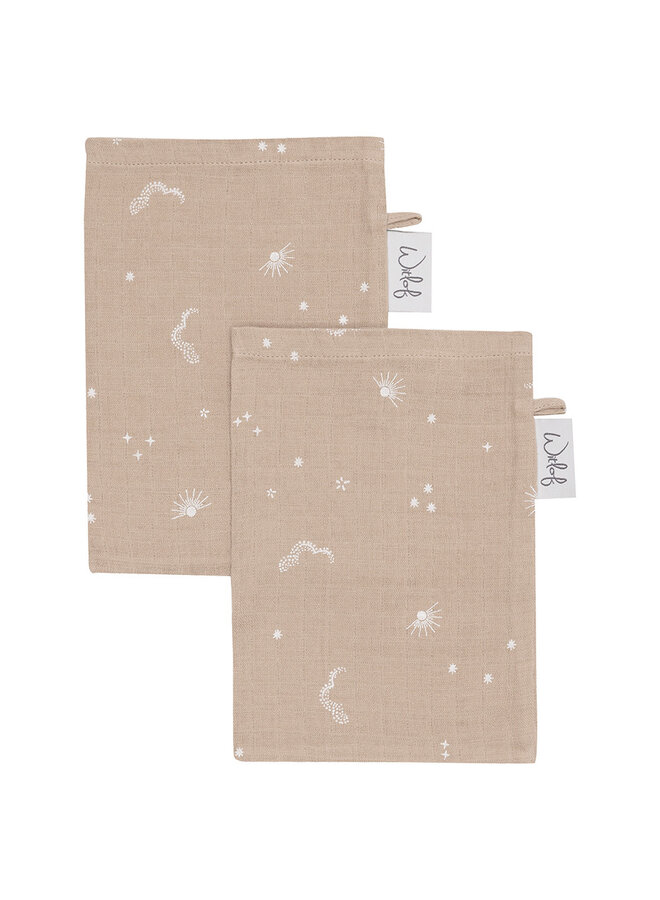 Hydrofiele washand 2pack Galaxy Dreams