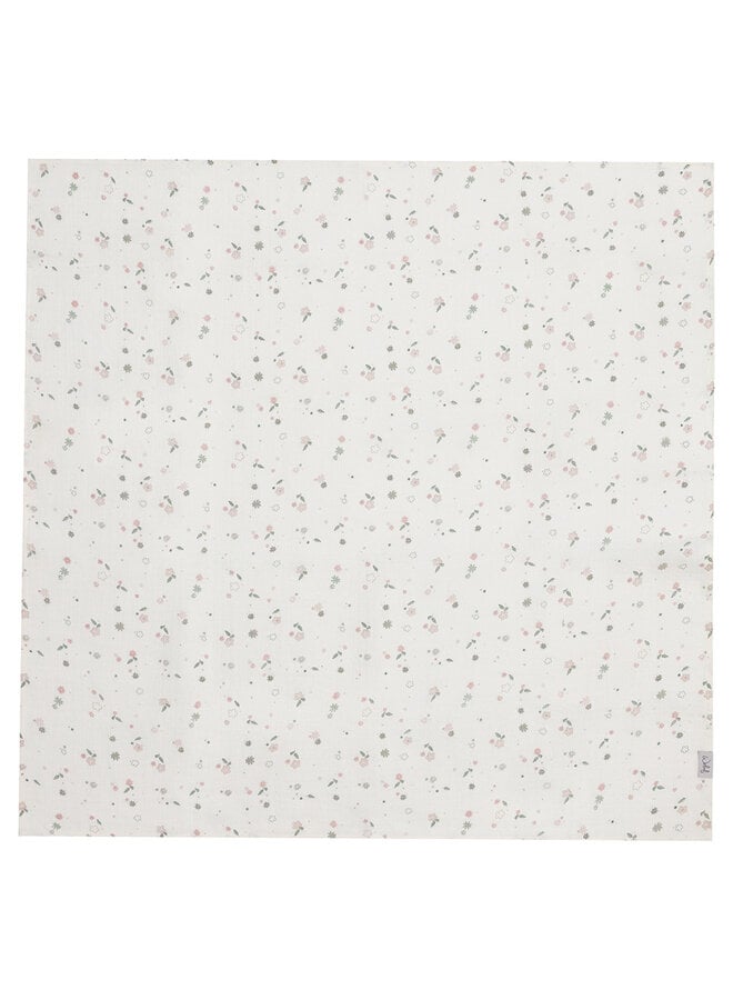 Mulltuch XL 110*110cm Vintage Flowers