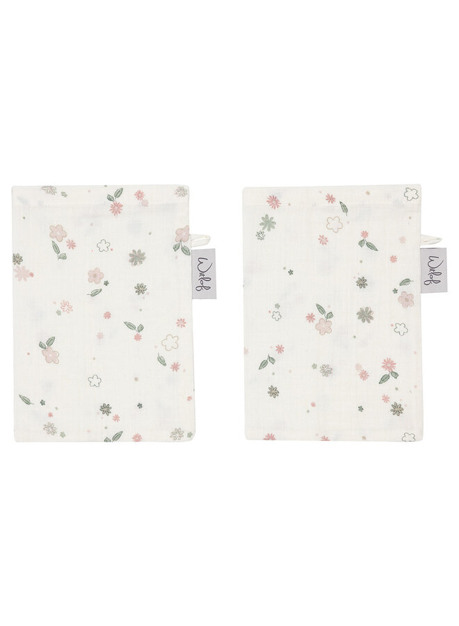 Hydrofiele washand 2pack Vintage Flowers