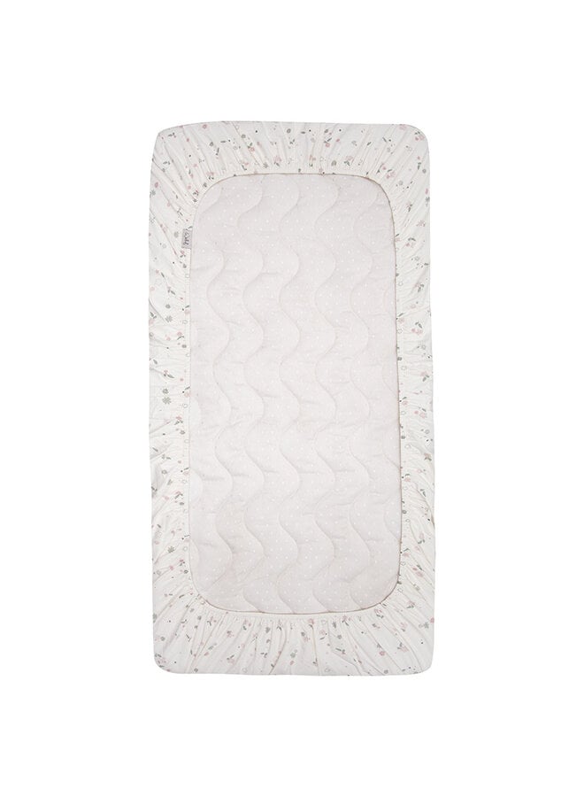 Fitted sheet 60 x 120cm Vintage Flowers