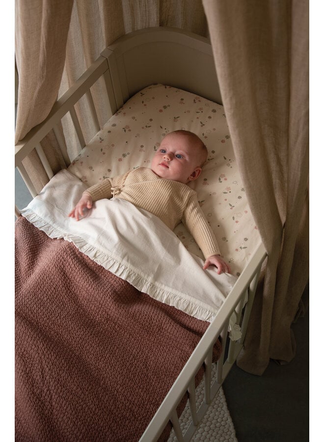 Fitted sheet 70 x145cm Vintage Flowers