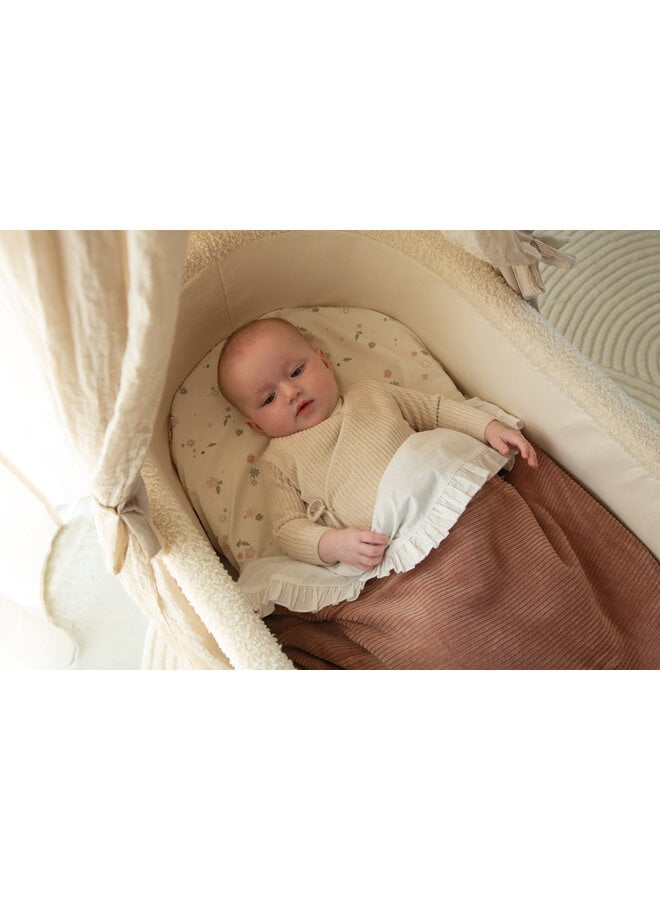 Fitted sheet 40 x 80cm Vintage Flowers