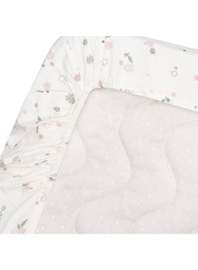 Tuck-inn sheet placket 60 x 120cm Vintage Flowers