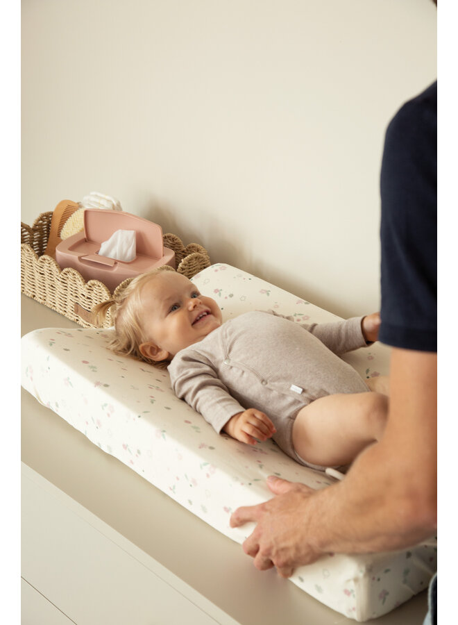 Aankleedkussenhoes jersey 70*50cm Vintage Flowers