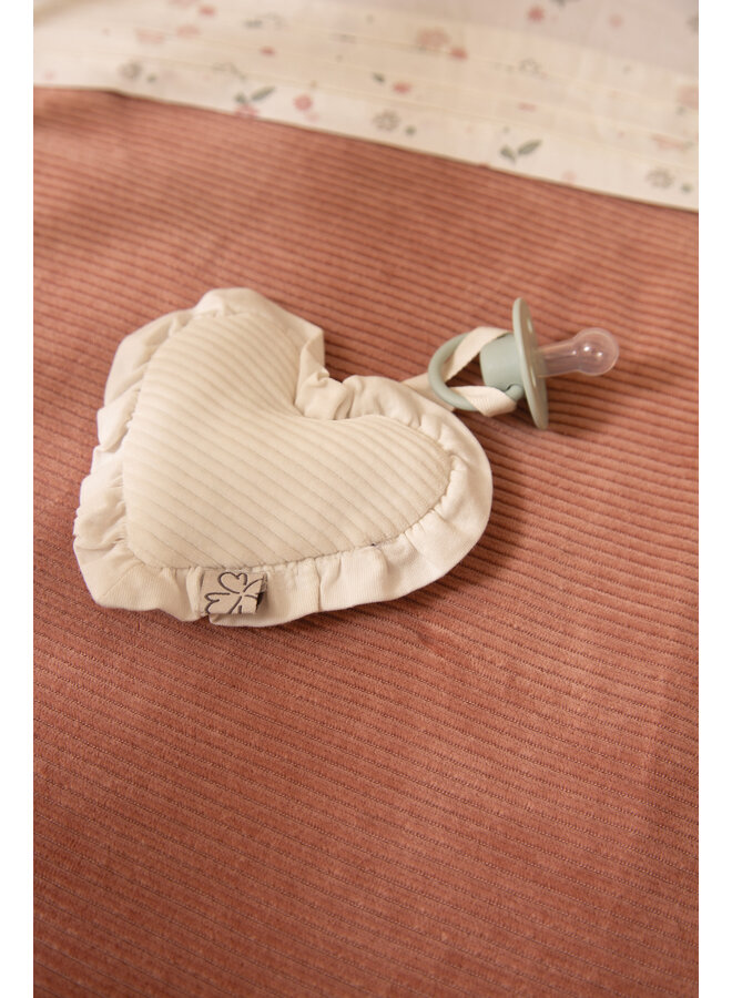 Schnuller-Schmusetuch Hart Soft Sand velvet rib