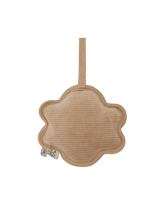 Pacifier cloth Cloud Urban Taupe velvet rib